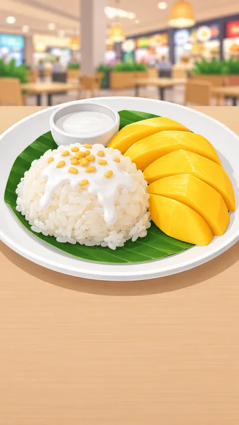망고 찹쌀밥
